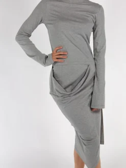 JW ANDERSON Abiti<ABITO ASYMMETRIC DRAPED Grigio