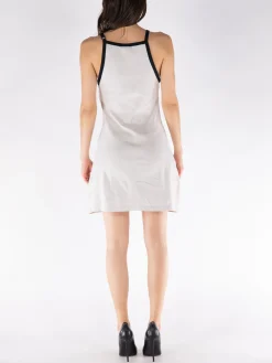 Abiti<ABITO CONTRAST BUCKLE Bianco, Nero
