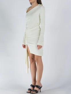 OFF-WHITE Abiti<ABITO DRAPPED Bianco