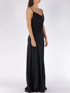SIMKHAI Abiti<ABITO FINLEY SATIN Nero
