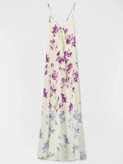 JIL SANDER Abiti<ABITO FLOWER Beige, Viola