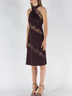 STELLA MCCARTNEY Abiti<ABITO HALTERNECK LACE DRESS Viola