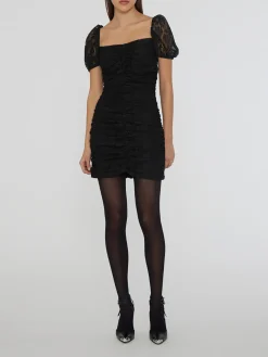 ROTATE BIRGER CHRISTENSEN Abiti<ABITO LACE PUFF SLEEVE Nero