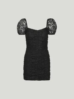 ROTATE BIRGER CHRISTENSEN Abiti<ABITO LACE PUFF SLEEVE Nero