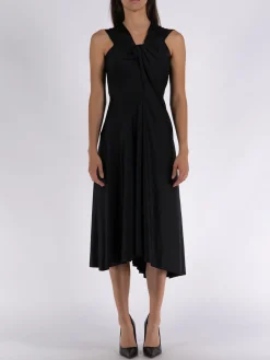 VICTORIA BECKHAM Abiti<ABITO MIDI Nero