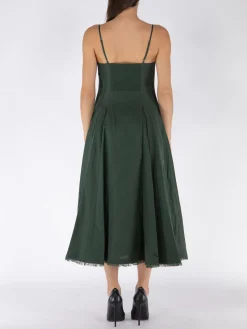 SIMKHAI Abiti<ABITO MIDI ANALISE S/L BUSTIER Verde