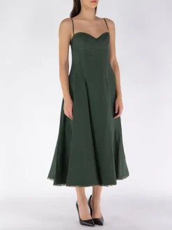 SIMKHAI Abiti<ABITO MIDI ANALISE S/L BUSTIER Verde