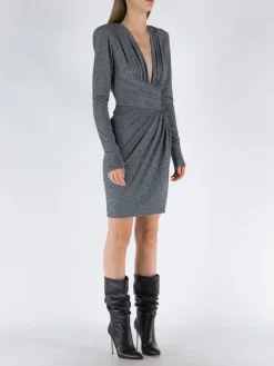ALEXANDRE VAUTHIER Abiti<ABITO MIDI GLITTER Grigio
