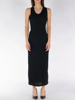 JIL SANDER Abiti<ABITO MIDI IN MAGLIA Nero