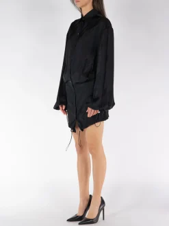 THE ATTICO Abiti<ABITO MINI Nero