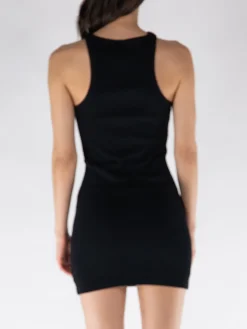 VETEMENTS Abiti<ABITO MINI CON LOGO Nero