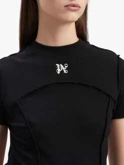 PALM ANGELS Abiti<ABITO MINI MONOGRAM Nero