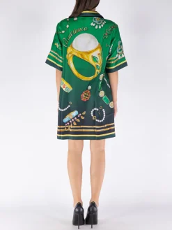 CASABLANCA Abiti<ABITO PRINTED SHIFT Verde