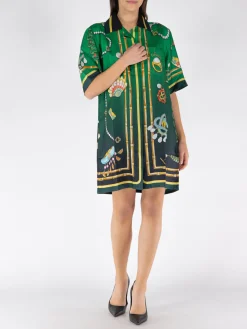 CASABLANCA Abiti<ABITO PRINTED SHIFT Verde