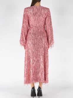 ROTATE BIRGER CHRISTENSEN Abiti<ABITO SEQUIN MIDI Rosa