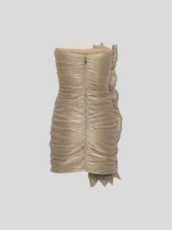 ROTATE BIRGER CHRISTENSEN Abiti<ABITO SMALL PLISSE RUCHED Giallo