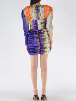 NINEMINUTES Abiti<ABITO THE PAOLINA Arancione, Azzurro, Grigio, Multicolor, Viola