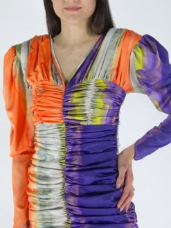 NINEMINUTES Abiti<ABITO THE PAOLINA Arancione, Azzurro, Grigio, Multicolor, Viola