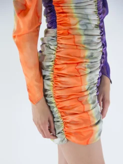 NINEMINUTES Abiti<ABITO THE PAOLINA Arancione, Azzurro, Grigio, Multicolor, Viola