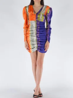 NINEMINUTES Abiti<ABITO THE PAOLINA Arancione, Azzurro, Grigio, Multicolor, Viola
