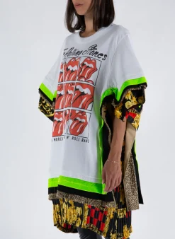 JUNYA WATANABE Abiti<ABITO THE ROLLING STONES Bianco, Giallo, Multicolor, Nero, Rosso, Verde, Fluo
