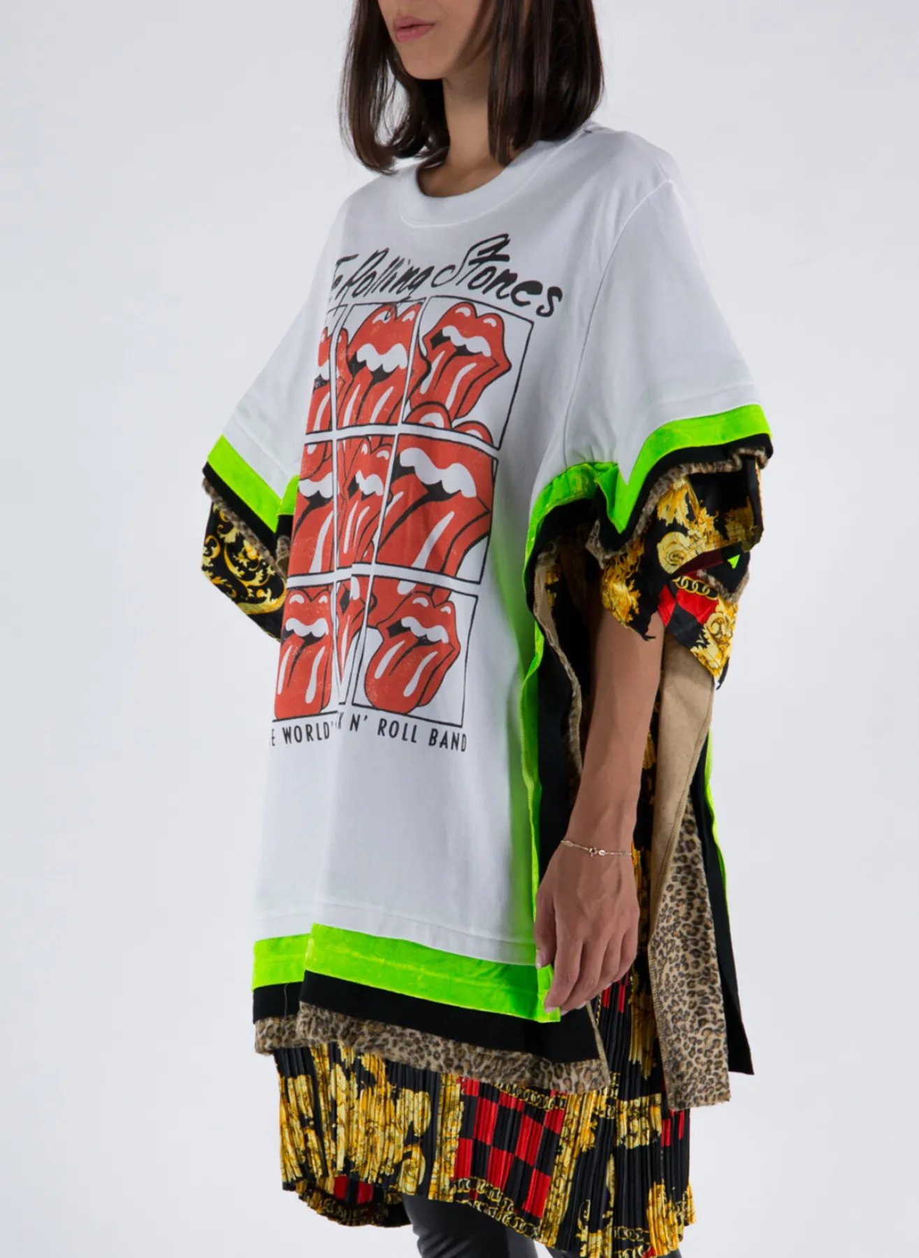 JUNYA WATANABE Abiti<ABITO THE ROLLING STONES Bianco, Giallo, Multicolor, Nero, Rosso, Verde, Fluo