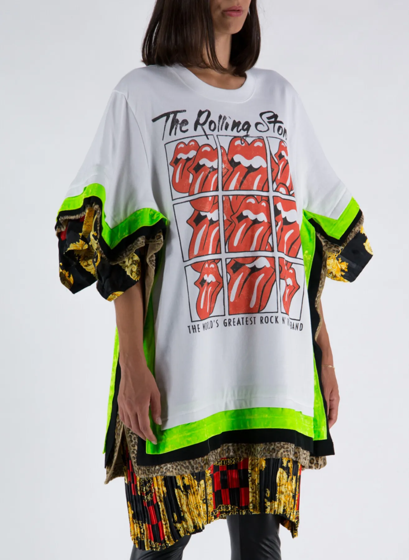 JUNYA WATANABE Abiti<ABITO THE ROLLING STONES Bianco, Giallo, Multicolor, Nero, Rosso, Verde, Fluo