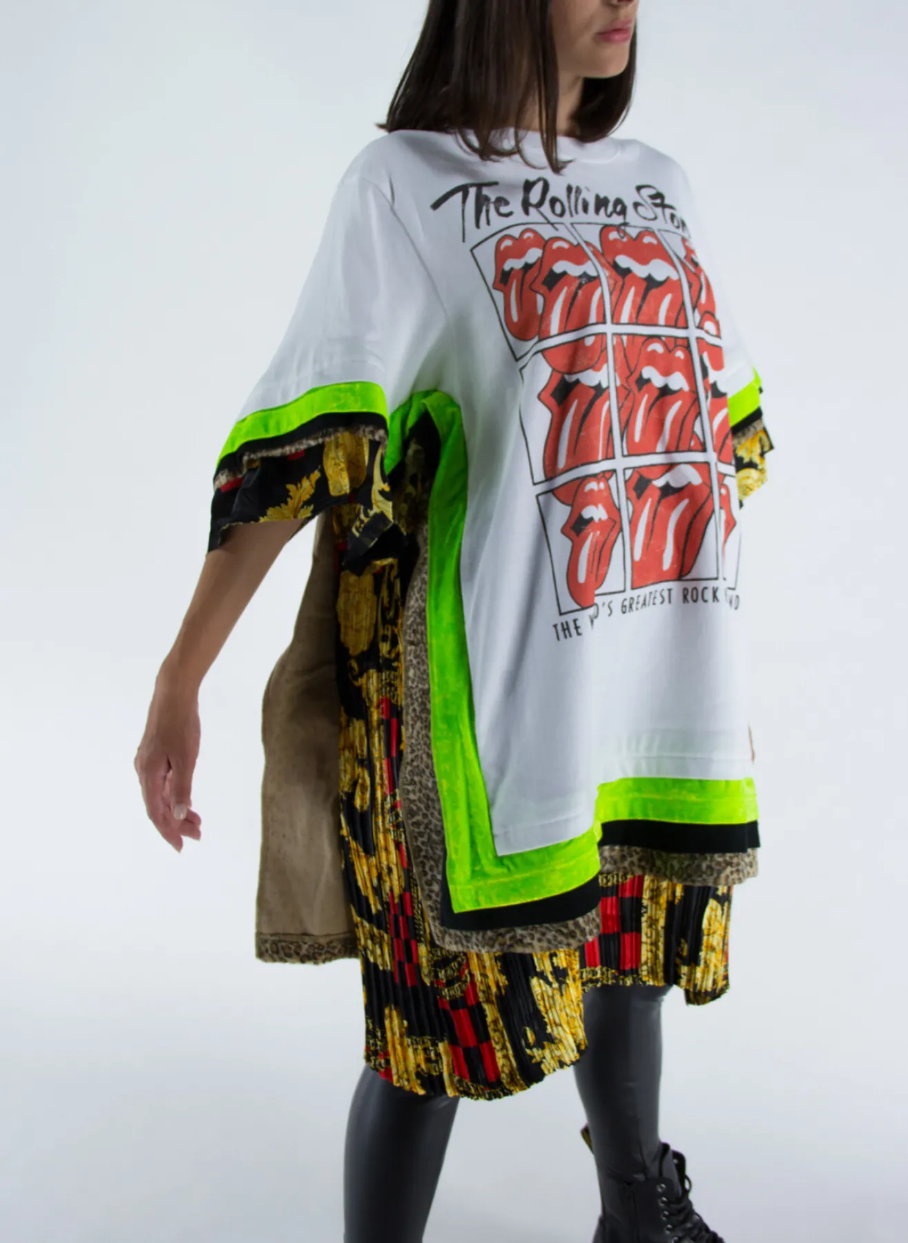 JUNYA WATANABE Abiti<ABITO THE ROLLING STONES Bianco, Giallo, Multicolor, Nero, Rosso, Verde, Fluo