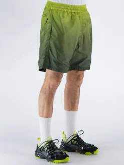 44 LABEL Shorts<BERMUDA LOTUS SPRAY Verde