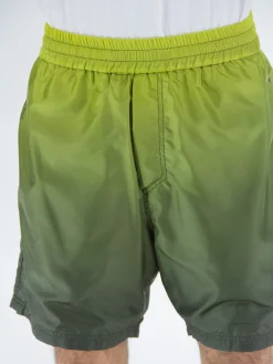 44 LABEL Shorts<BERMUDA LOTUS SPRAY Verde