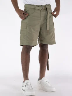 SACAI Shorts<BERMUDA NYLON TWILL Verde