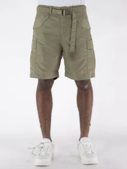 SACAI Shorts<BERMUDA NYLON TWILL Verde