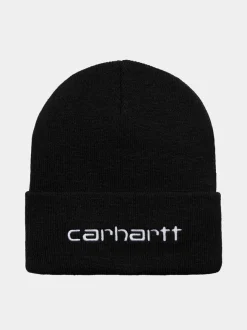 CARHARTT WIP Cappelli<BERRETTO SCRIPT Bianco, Nero