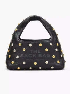 MARC JACOBS Borse A Mano<BORSA A MANO THE GLAM STUDS MINI Giallo, Grigio, Nero