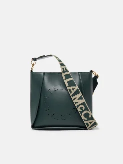 STELLA McCARTNEY Borse A Spalla<BORSA A SPALLA CON LOGO STELLA Marrone
