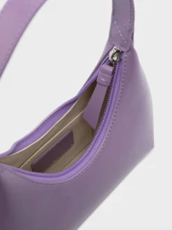 BY FAR Borse A Spalla<BORSA BABY PURPLE HAZE SEMI PATENT LEATHER Viola