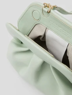 THEMOIRE' Borse A Mano<BORSA CLUTCH GEA Verde