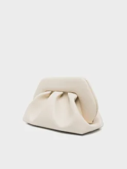 THEMOIRE' Borse A Mano<BORSA CLUTCH TIA Bianco