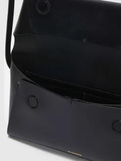 JIL SANDER Borse A Spalla<BORSA FOLDED SMALL Nero