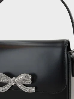 Borse A Spalla<BORSA LEATHER BAGUETTE Grigio, Nero