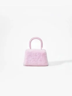 SELF-PORTRAIT Borse A Mano<BORSA MICRO FLUFFY BOW Rosa
