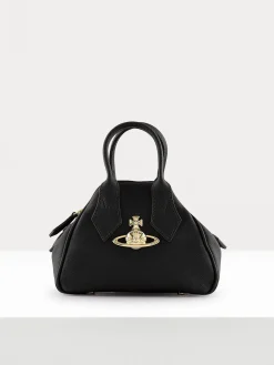 VIVIENNE WESTWOOD Borse A Mano<BORSA SAFFIANO MINI YASMINE Giallo, Nero