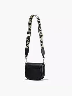 MARC JACOBS. Borse A Spalla<BORSA SMALL THE J MARC SADDLE Bianco, Nero