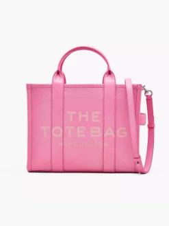 MARC JACOBS. Borse A Mano<BORSA THE LEATHER MEDIUM TOTE Rosa