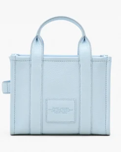 MARC JACOBS. Borse A Mano<BORSA THE LEATHER SMALL TOTE Azzurro