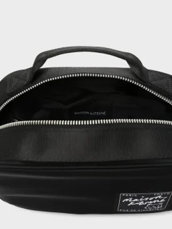 MAISON KITSUNE Borse A Spalla<BORSA THE TRAVELLER Bianco, Nero