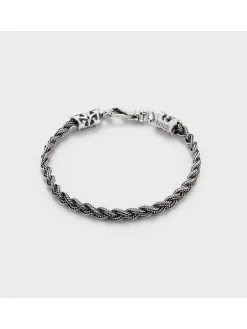 EMANUELE BICOCCHI Bracciali<BRACCIALE TINY BRAIDED Grigio