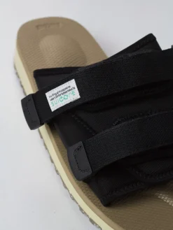 SUICOKE Sandali<CAIBATTA MOTO CAB ECO Beige, Marrone, Nero