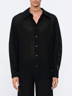 SÉFR Camicie<CAMICIA A MANICA CORTA WES Nero