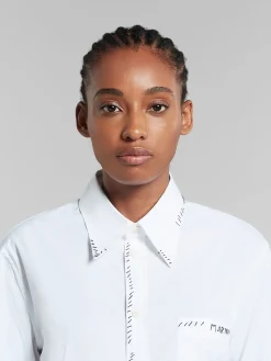 MARNI Camicie<CAMICIA A MANICHE LUNGHE Bianco